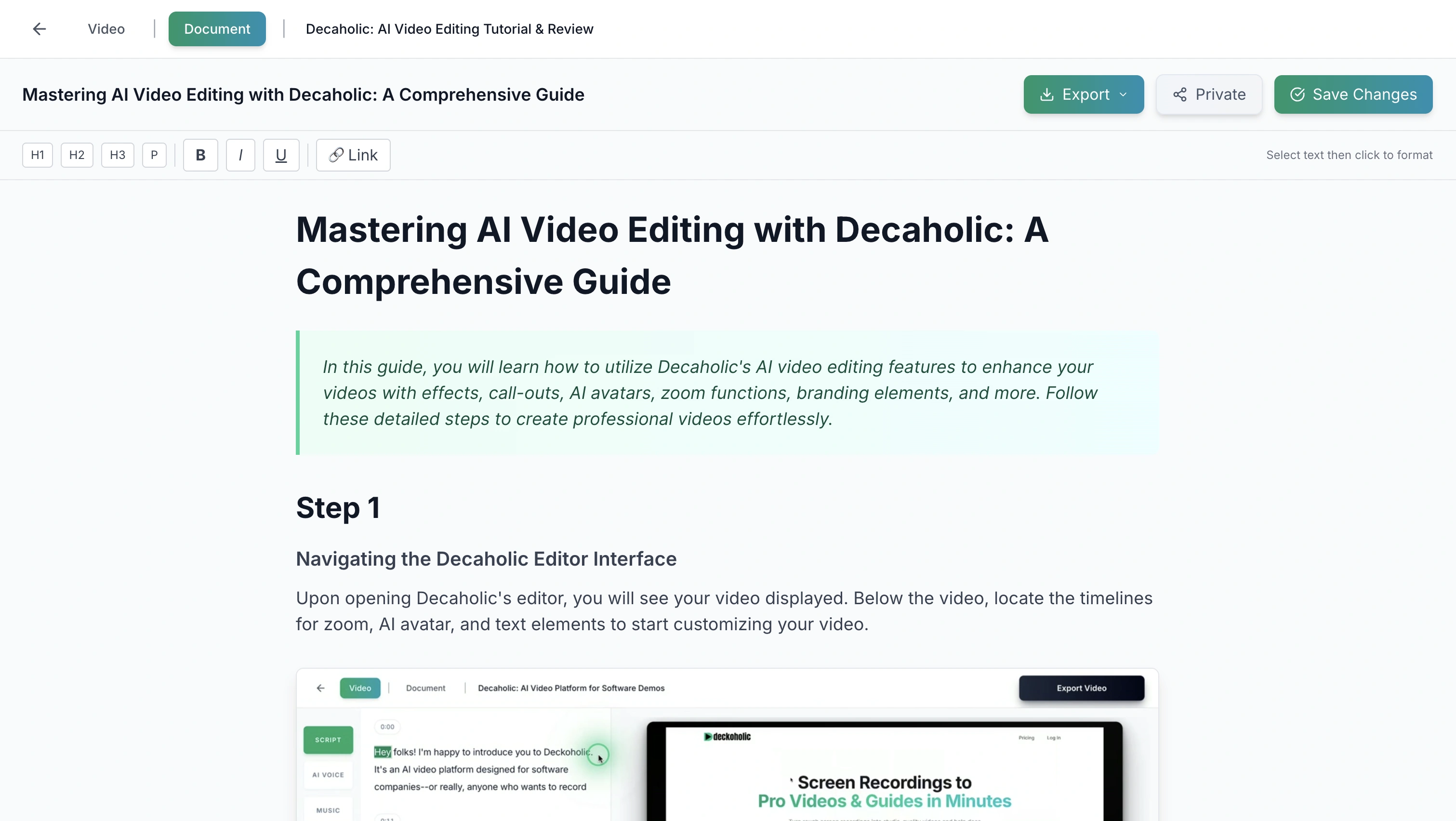 Auto-Generate Step-by-Step Guides