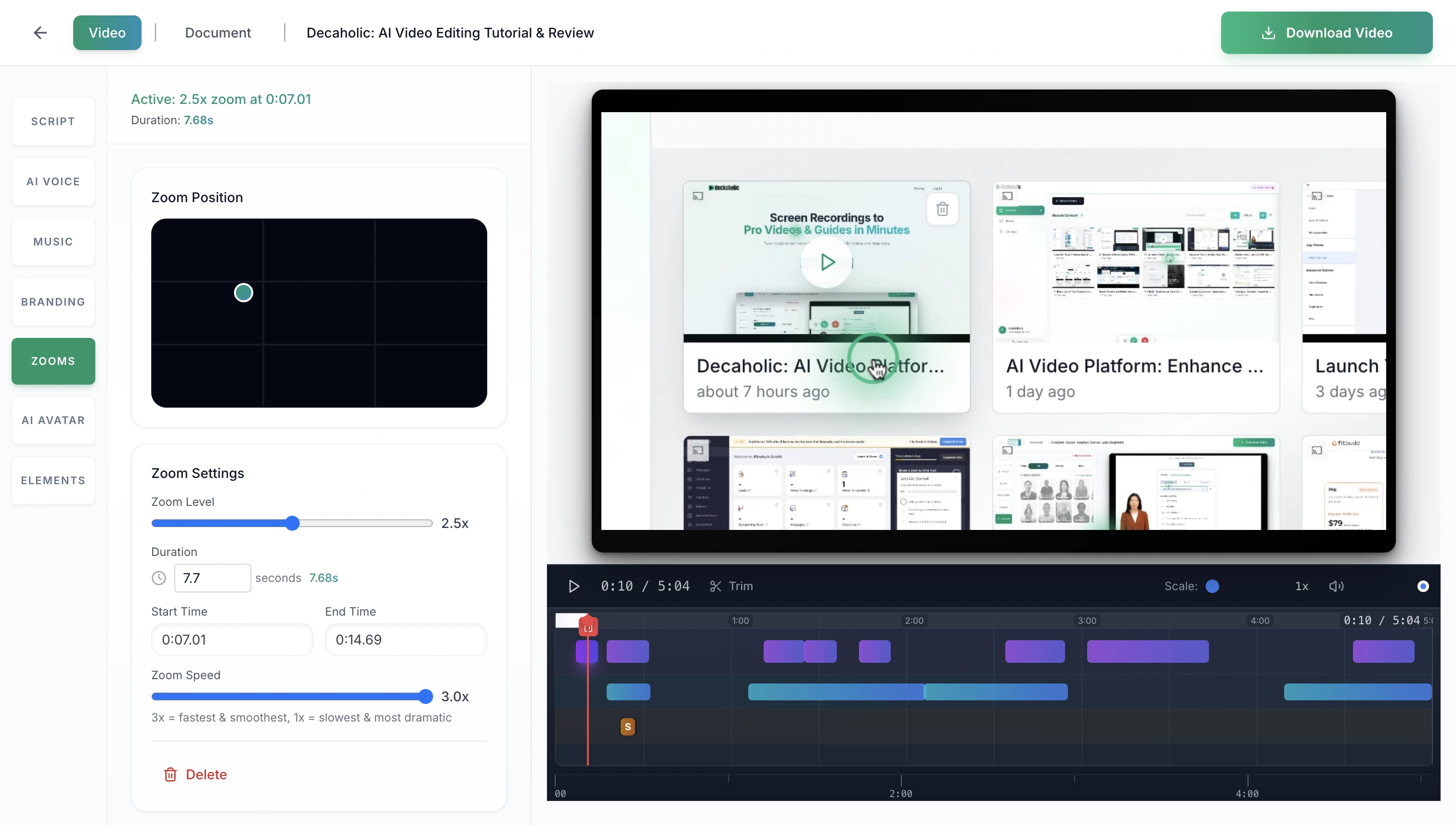 Zoom In On What's Important